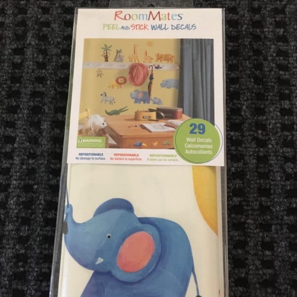 RoomMates Safari Peel and Stick Wall Decals